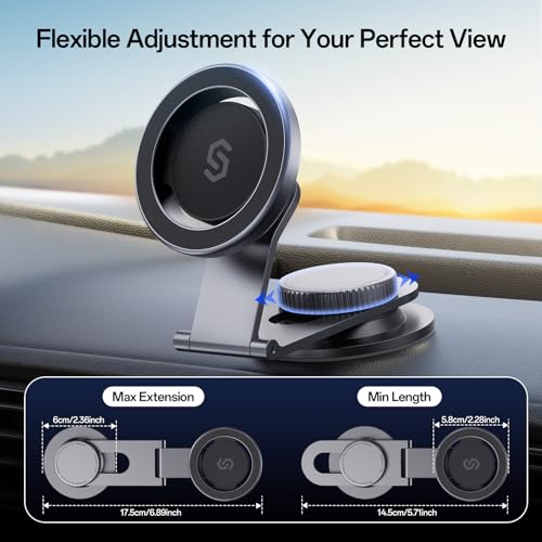MagSafe Car Mount for Dashboard (Space Gray)