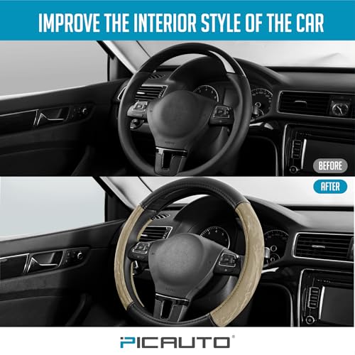 Steering Wheel Cover (Beige)