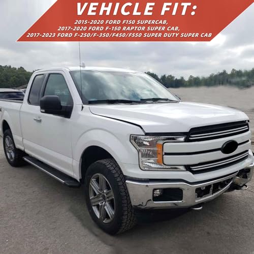 in Channel Rain Guards Fit for 2015 (Fit for 2015-2020 F150 SuperCab)
