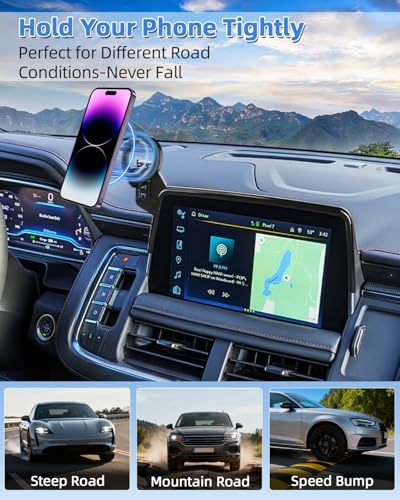 Car Phone Mount for 2021 (Tahoe/Suburban/GMC Yukon/GMC Yukon XL 2021-2024 / Magsafe)