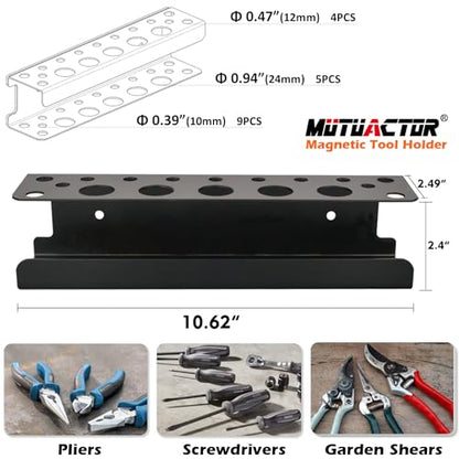 Screwdriver Organizer Rack Heavy Duty (Black Screwdrivers Holder)