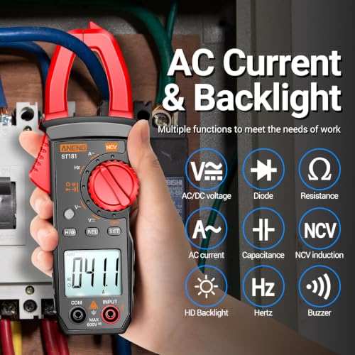 Digital Clamp Meter (4000 Counts AC Current)