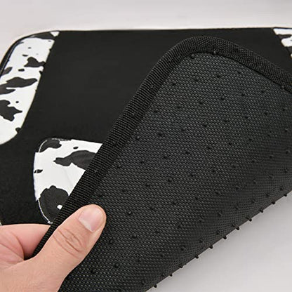 Waterproof Universal Fit Car Floor Mats (Cow Print)
