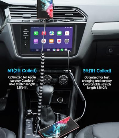 USB C Cable Fast Charging (3FT / USB A to USB C / Black)