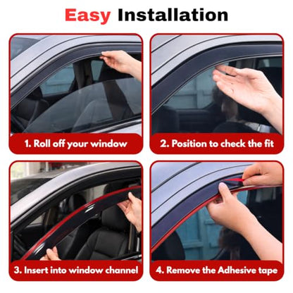 Rain Guards Window Visors for 2006 (2006-2011 HHR)