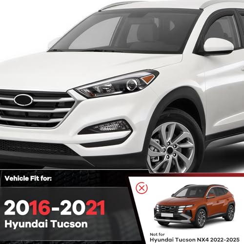 in Channel Window Rain Guards Fit for Hyundai Tucson 2016 (For 2016-2021 Tucson)