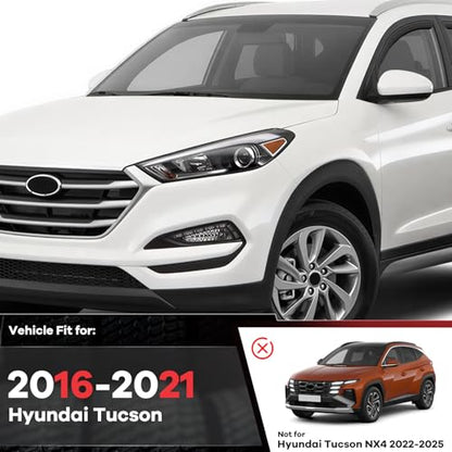 in Channel Window Rain Guards Fit for Hyundai Tucson 2016 (For 2016-2021 Tucson)