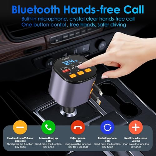 Retractable Car Charger (Purplr)