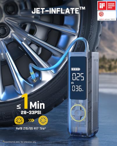 X8 APEX Tire Inflator Portable Air Compressor (Mechanical Gray)