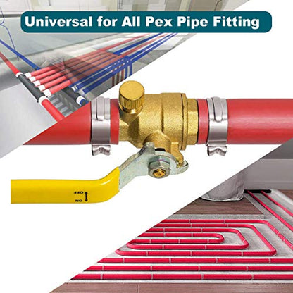 50 Pack 1 Inch PEX Cinch Clamps (1 Inch)