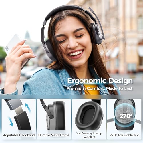 Trucker Bluetooth Headset (Silver Gray)