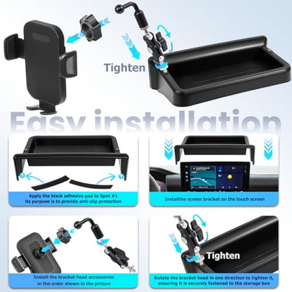 Car Phone Holder Fit for 2025 2026 Ford Explorer (For Ford Explorer 2025 2026 13.2inch)