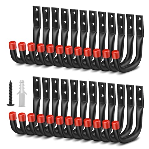 24 Pack Heavy Duty Garage Hooks (24)