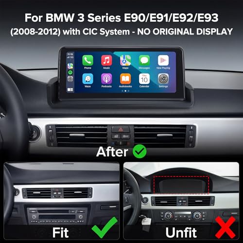 10.25 Inch IPS Touch Screen Car Radio for BMW 3 Series E90 E91 E92 E93 (10.25inch)
