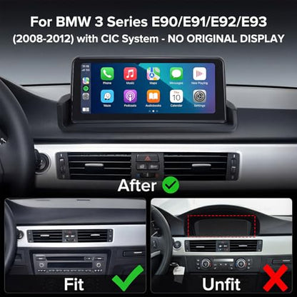 10.25 Inch IPS Touch Screen Car Radio for BMW 3 Series E90 E91 E92 E93 (10.25inch)