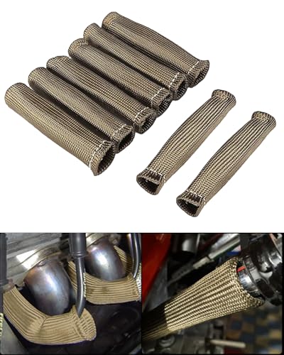 Titanium Spark Plug Wire Heat Shield Boots (Titanium)