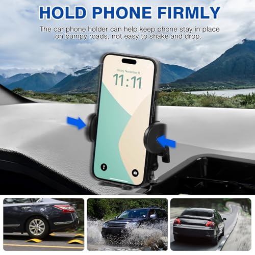 Car Phone Holder for Toyota Tacoma 2024 (Auto-Look+Organizer / Toyota Tacoma 2024-2026(14-In ))