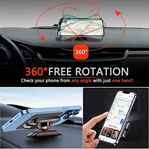 2 Pack】 Magnetic Phone Holder for car