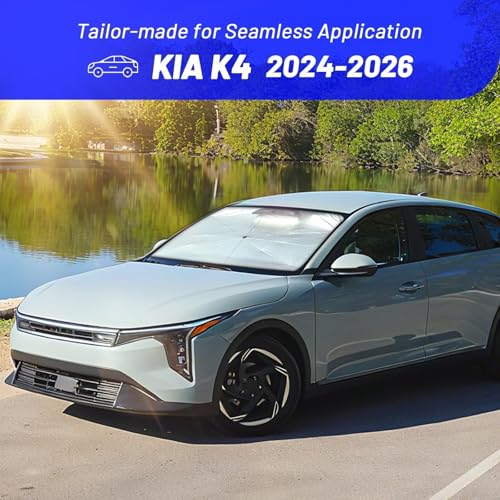 Windshield Sun Shade Umbrella for Kia K4 2024 (for K4 2024-2026)