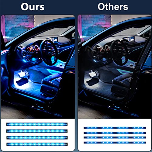 4PCS Car Interior LED Lights (RGB 48 Lights)