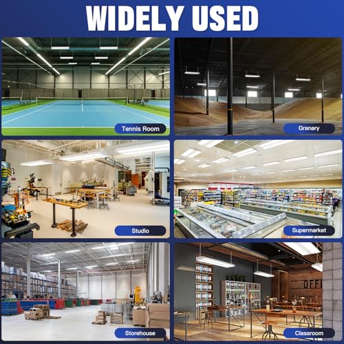 300/240/200W LED Linear High Bay Light, 45000LM Linear Shop Light
