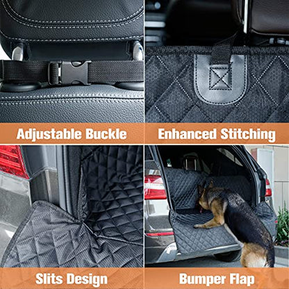 SUV Cargo Liner for Dogs (black - 1 Pocket / L)