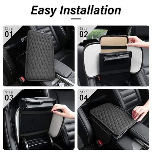 Car Center Console Cover (black)