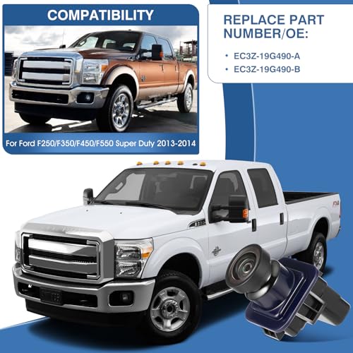 Rear View Backup Camera Fit for Ford F250 F350 2013 2014 EC3Z (Fit for Ford F250 F350 F450 F550 2013 2014)