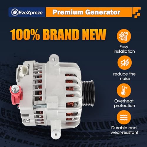 Ezexpreze 8318 New Alternator Fit for Ford F150 V8 4.6L 5.4L 2004 (8318N)