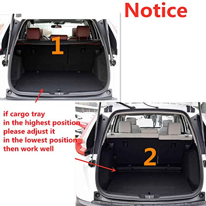 All Weather TPO Cargo Liners Trunk Mats Custom (3）For Honda CRV（2017-2022 ）Trunk Mats)