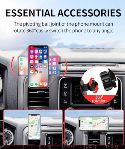 Car Phone Holder for Dodge Ram 1500 (for 2013-2018 Ram 1500 2500 3500)