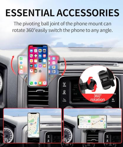 Car Phone Holder for Dodge Ram 1500 (for 2013-2018 Ram 1500 2500 3500)