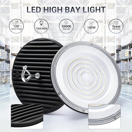 100W UFO Led High Bay Light (100W 10pack UFO high bay light)