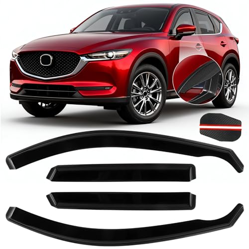 4pcs in Channel Window Rain Guards for Mazda CX (For 2017-2025 CX-5)