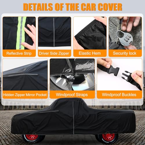Waterproof Car Cover Compatible with 1988 (C/K 1500/2500/3500 1988-1999)