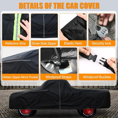 Waterproof Car Cover Compatible with 1988 (C/K 1500/2500/3500 1988-1999)