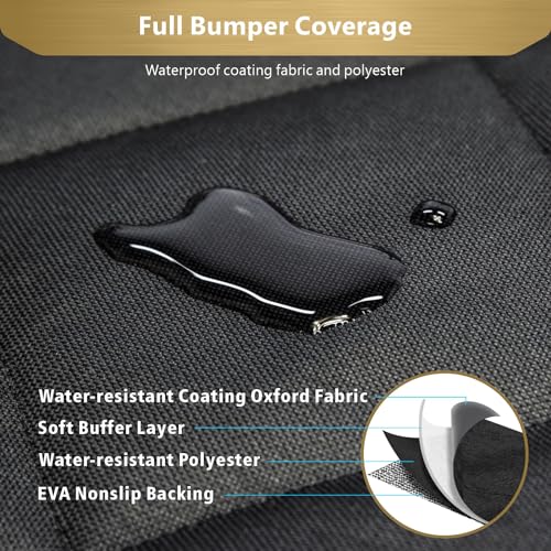SUV Cargo Liner for Dogs (Black / Large Extended (With Flaps) 93")
