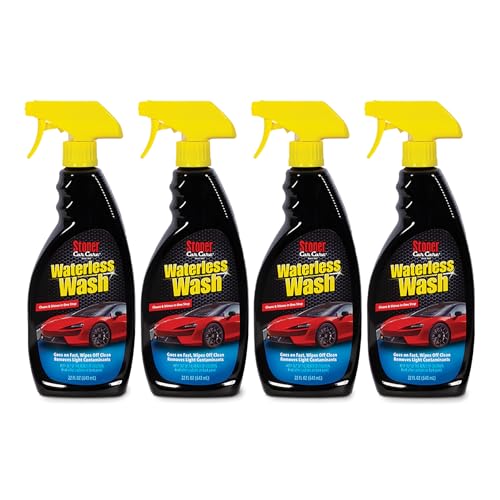 Waterless Wash Detailing Spray (22 Fl Oz (Pack of 4))