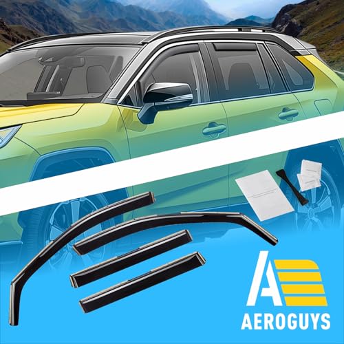 Extra Durable Window Deflectors in (For Toyota RAV4 19-25)