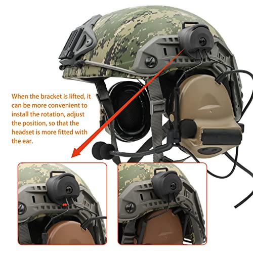 Tactical Headset with U94 PTT 2 (Tan)