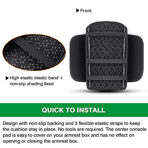 Custom for Center Console Cover Jeep Grand Cherokee L Accessories 2021 (Size for Jeep Grand Cherokee L 2021-2026)