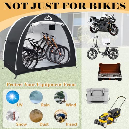 Bike Shed 6.6FT (Arch Black - XL for 2-3 Bikes)