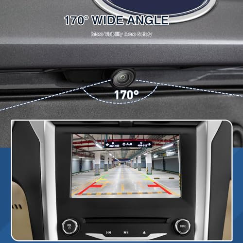 Rear View Backup Camera Fit for Ford Fusion 2013 (Fit for Ford Fusion 2013-2016)