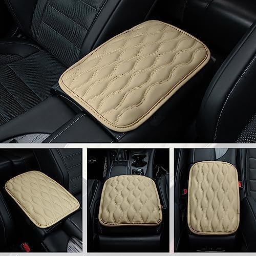 Car Center Console Cover (beige-line)