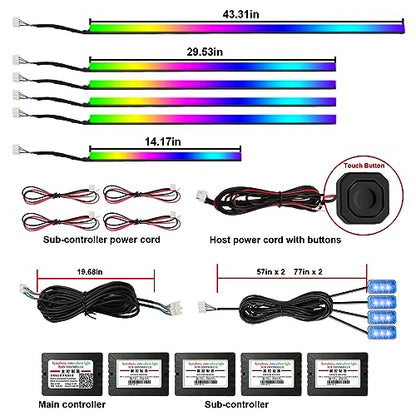 Dreamcolor Acrylic Interior LED Strip Light (dreamcolor 10 lights)