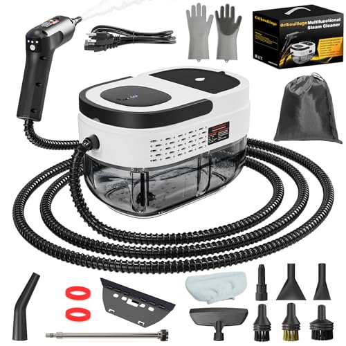 Handheld Steam Cleaner for Home (White / 16PCs)