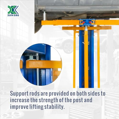 Mobile Car Lifts 6200 lb Capacity Single Post Lift 6200 220V (Model: 6200-220V)
