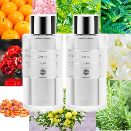 2 Packs Essential Oil Refill for Smart Car Air Freshener