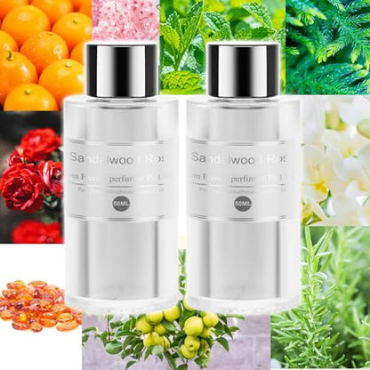2 Packs Essential Oil Refill for Smart Car Air Freshener