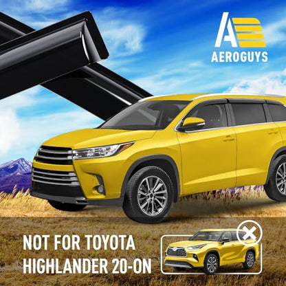 Extra Durable Window Deflectors Tape (For Highlander 14-19)